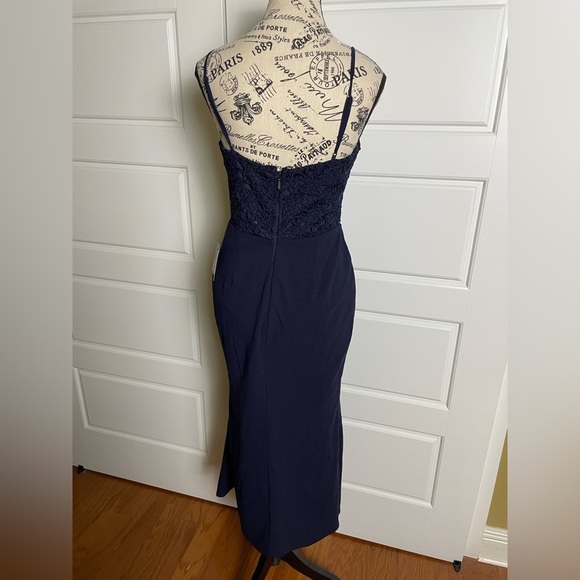 Lulu's Leandra Navy Blue Lace Maxi Mermaid Dress - Picture 5 of 10